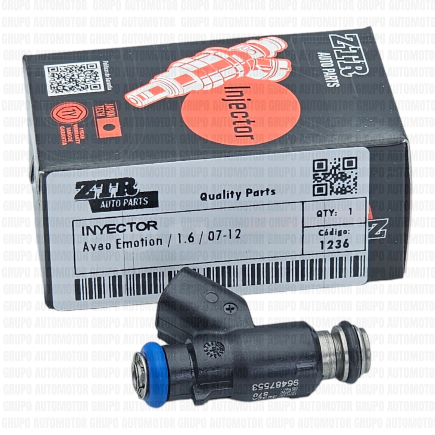 Inyector de gasolina para CHEVROLET AVEO EMOTION