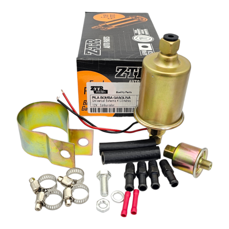 Bomba Gasolina Universal Externa 4 Cilindros 12 Voltios Carburador