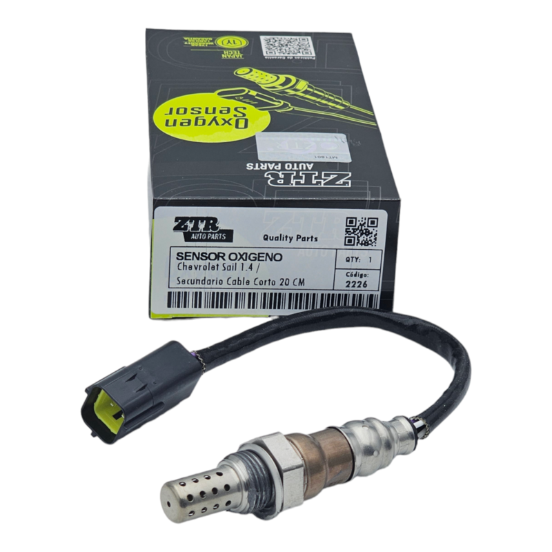Sensor Oxígeno Chevrolet Sail 1.4 13-18 Secundario 4/Cables  Cable Corto 20 Cm